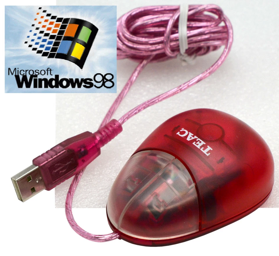 Teac Babymouse USB Notebook Mini Mouse Acrylic For Windows 98 2000 XP 10 O587 - Image 1 of 1