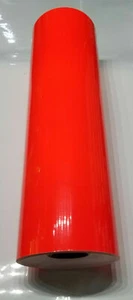 1 Rolle 24" x 12" Economy Grade Vinyl - fluoreszierend rot - Bild 1 von 1