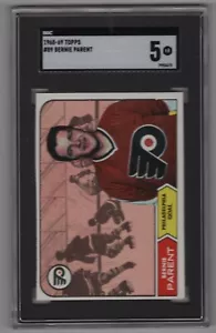 BERNIE PARENT 1968-69 TOPPS 68-69 N°89 SGC 5 84961 - Photo 1 sur 3