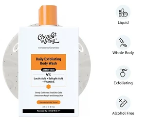 Chemist At Play Exfoliating Body Wash 236ml | 4% Salicylic Acid, Vitamin E - Picture 1 of 6