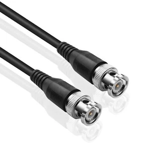 BNC Cable Wire Cord Adapter for CCTV Security Video Camera Oscilloscope 3FT - Picture 1 of 6