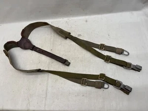 WEHRMACHT Y RIEMEN KOPPELTRAGEGESTELL KOPPEL WEB TROPEN AFRIKA SÜDFRONT ERSATZ - Picture 1 of 18