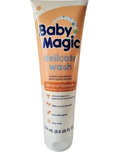 Baby Magic Delicate Wash, 8.6oz, Tear Free, Almond Blossom Scent, Lot of 6 - Picture 1 of 9