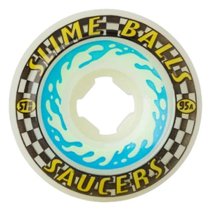 Santa Cruz Slime Balls Saucers 57mm 95a Skateboard Wheels - Picture 1 of 2