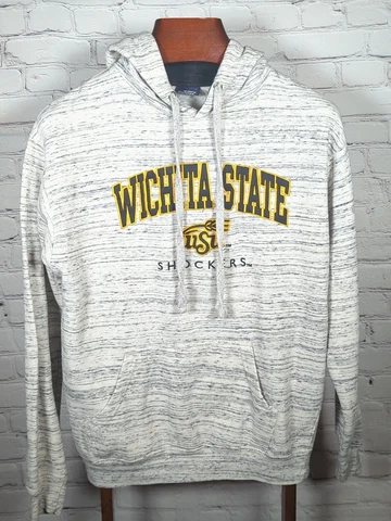 Wichita State Shockers SEWN NCAA Hoodie Stadium Athletics Logos Men's XL STITCH Cover