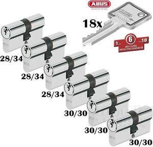 Sistema de cierre pequeño Abus de 6 cilindros cierre igual función de emergencia y peligro - Imagen 1 de 4