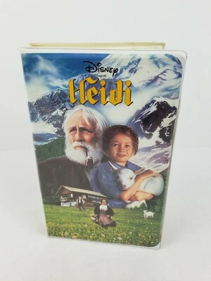 Disney’s Heidi VHS 1994 Jason Robards Jane Seymour Noley Thornton Clamshell  - Image 1 of 3
