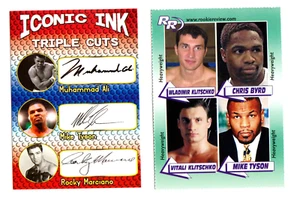 "2" 2002 MIKE TYSON/ALI/MARCIANO AUTOGRAPHED ROOKIE REVIEW ROOKIE LOT! KLITSCHKO - Picture 1 of 2