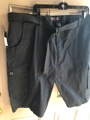 Pantalones Cortos Carga Galaxy Para Hombre Cintura 46 Negros Nuevos Foto 1 de 4