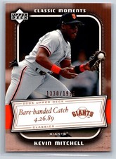 2005  Upper Deck Classics #CM-KM Kevin Mitchell /1999 Giants Card