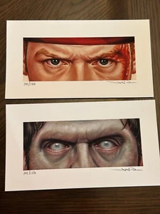 EWAF Shaun Of The Dead Prints Edmiston Eyes Without A Face Mass Minicon - Picture 1 of 1