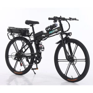 1500W Electric Bicycle Foldable E-Bike 48V 10AH Battery Shimano 7 Speed - Picture 1 of 21