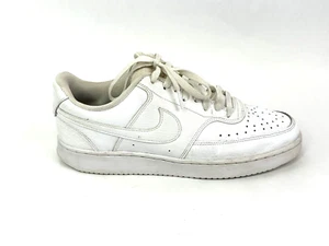 Nike Court Shoes Mens 9.5 Vision Low White CD5463-100 Leather Sneakers - Picture 1 of 10