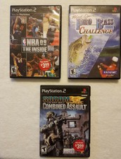 PS 2: 3 Game Bundle: NBA 09 The Inside-Pro Bass Challenge-Socom Combined Assault