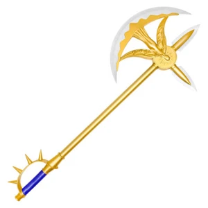 41" Replica Anime Gold Stainless Steel Halberd Axe - Picture 1 of 1