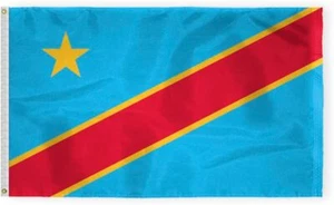 AGAS Kongo, Demokratische Republik Flagge - verschiedene Varianten - internationale Flaggen - Bild 1 von 13