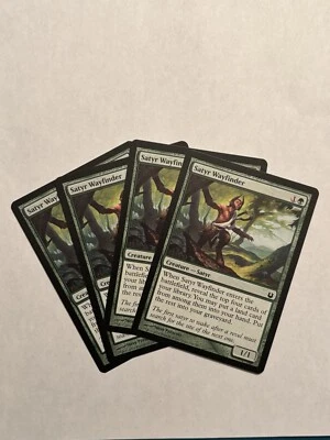 MTG Satyr Wayfinder x4 Born of the Gods BNG Playset Magic 4x Play Set - Image 1 of 3