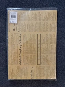 Juvale Geschenkpapier Zeitung Motiv 12 Stück - Bild 1 von 1