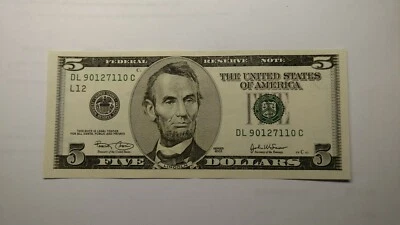 2003 $5 SAN FRANCISCO FRN, CRISP & UNCIRCULATED BANKNOTE - Image 1 of 4