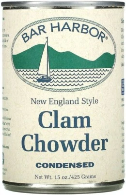 Sopa de almejas estilo New England Bar Harbor - lata de 15 oz (paquete de 3) Foto 1 de 3