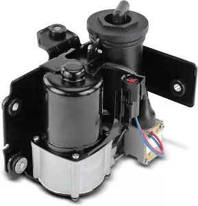 2007-2017 Ford Expedition Air Suspension Air Compressor Pump w/ Full Cage - Picture 1 of 7