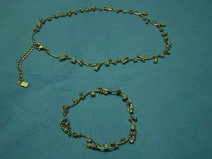 Damenmode 16" Glitzer Halskette und Armband Set  - Bild 1 von 3