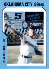 1985 Oklahoma City 89ers TCMA #17 Steve Buechele Anaheim California CA Card