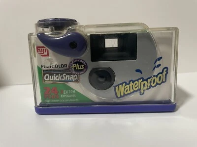 Fuji Film QuickSnap Single Use Waterproof Camera 27 Exposure. 35mm for Print 90s - Image 1 of 4