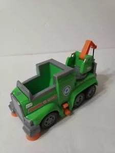 Paw Patrol Rocky's Ultimate Rescue Recycling Truck with Moving Crane & Flip HTF - Picture 1 of 4
