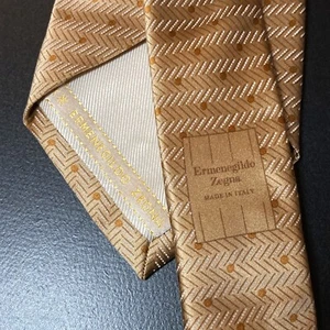 Ermenegildo Zegna Silk Neck Tie . Pre-Owned Designer Tie 100% Silk - Picture 1 of 8