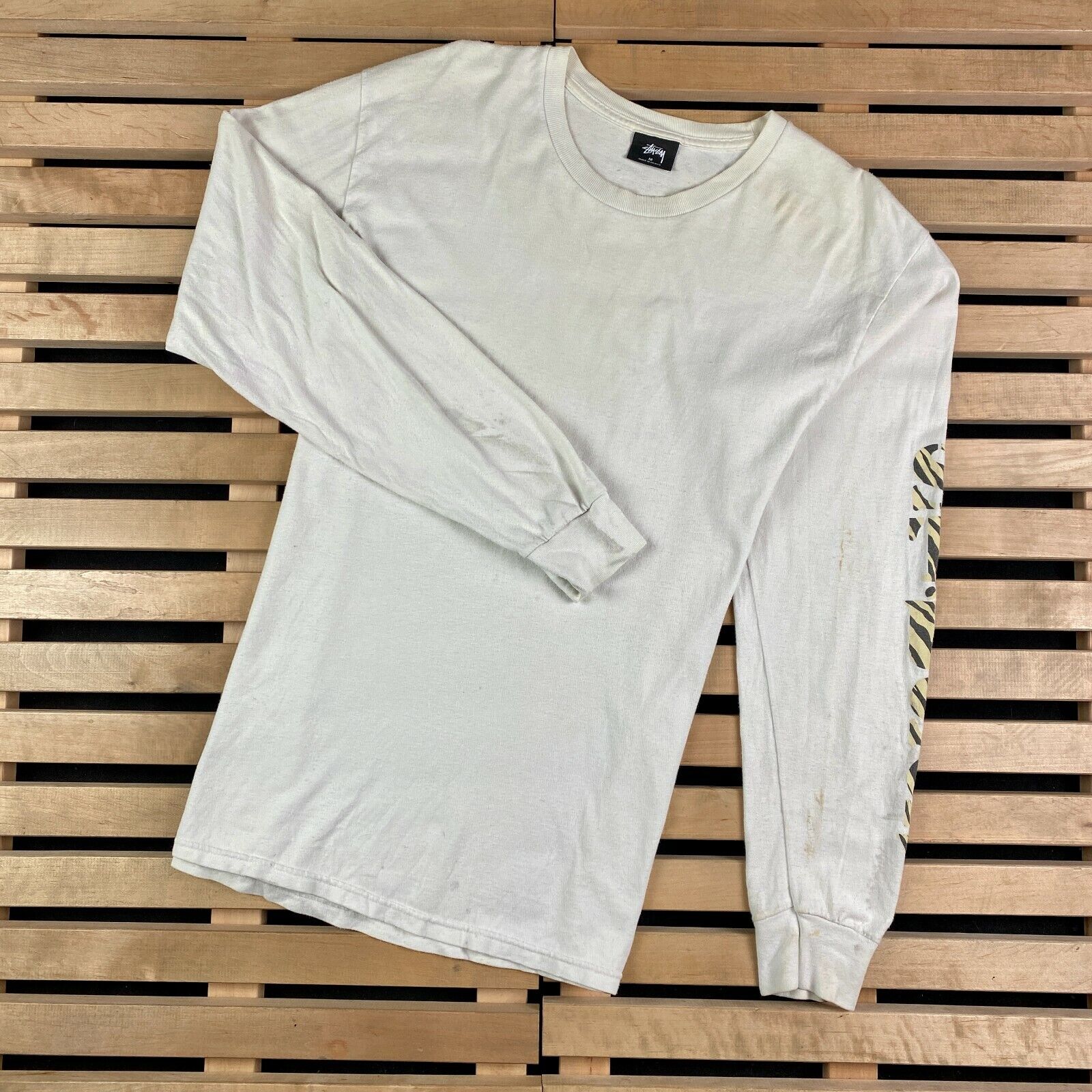 Mens Long Sleeve Sweatshirt Stussy Size M | eBay