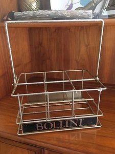Portavasos de Metal Vintage Bollini Italia Bodega 1983 Premium Wine Imports - Imagen 1 de 7