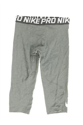 Nike 242083 Kids Boys Pro 3/4 Tight Base Layer Bottom Gray Size Medium - Image 1 of 2