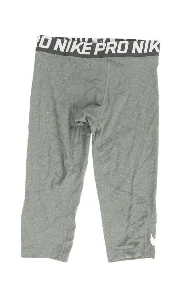 Nike 242083 Kids Boys Pro 3/4 Tight Base Layer Bottom Gray Size Medium - Image 1 of 2