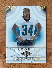 Chauncey Washington 2008 Threads Rookie Autograph 120/299 Jaguars