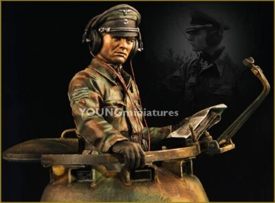 Young Miniatures - Max Wunsche Western Front 1944  - 1/10th Resin Bust - YM1826 - Image 1 of 4