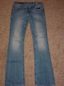 Womens Miss Me JP5335B Boot Blue Jeans! Size 29x34 - Picture 1 of 13