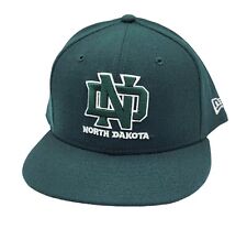 North Dakota Fighting Hawks UND New Era 59FIFTY Fitted Size 7 1/2 Wool Hat Cap 