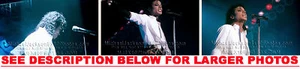 MICHAEL JACKSON DIRTY DIANA LIVE! (3) RARE 8x10 PHOTOS - Picture 1 of 1