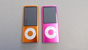 Apple iPod Nano 2er-Set A1320 & A1285 - Pink/Orange - NUR TEILE ODER REPARATUR - Bild 1 von 2