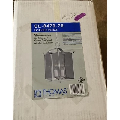New Thomas Lighting SL-8479-78 Brushed Nickel Ceiling Light - Image 1 of 4