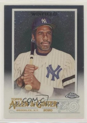 2020 Topps Allen & Ginter Chrome Dave Winfield #91 HOF - Image 1 of 2