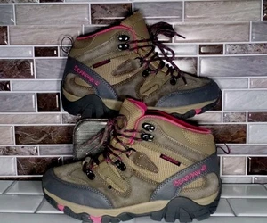 Bear Paw Córcega Cuero Botas de Senderismo Impermeables Marrón Rosa Mujer’s Talla 8 - Imagen 1 de 9