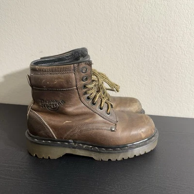 Dr. Doc Martens Boots Brown Leather England Womens Size UK 4 Air Wair 8459 AW004 - Image 1 of 4