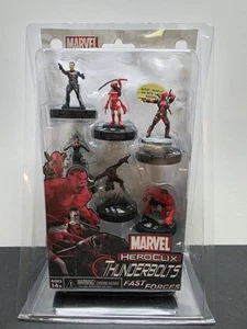 RARE THUNDERBOLTS Figures - Deadpool Red Hulk Punisher Venom HEROCLIX Marvel NEW - Picture 1 of 11