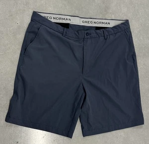 Greg Norman Attack Life Golf Shorts Navy Performance Stretch Size 38 Mens - Picture 1 of 3