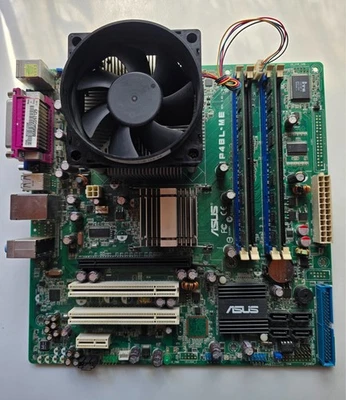 Scheda Madre Asus  IP4BL-ME Lga775 + Processore + Dissipatore+ram 4gb - Immagine 1 di 4