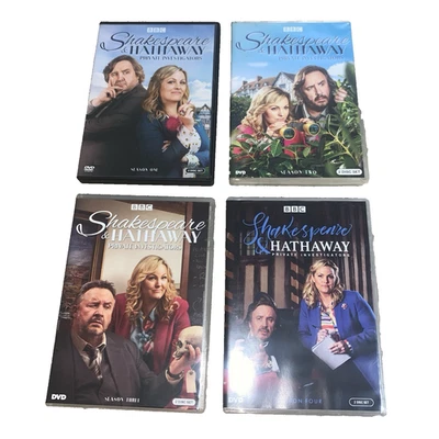 BBC Shakespeare & Hathaway DVD Set Lot Seasons 1 2 3 4 1-4 Complete Series! - Image 1 of 4