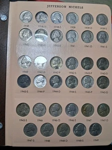 1938-2015 JEFFERSON NICKEL COLLECTION W/ PROOFS. (SEE PHOTOS) 205 COINS TOTAL. - Picture 1 of 13