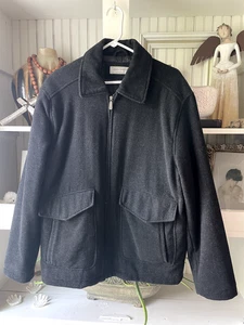 VINTAGE MEN'S JOSEPH ABBOUD WOOL DRESS COAT/OUTERWEAR SIZE MED - Picture 1 of 18